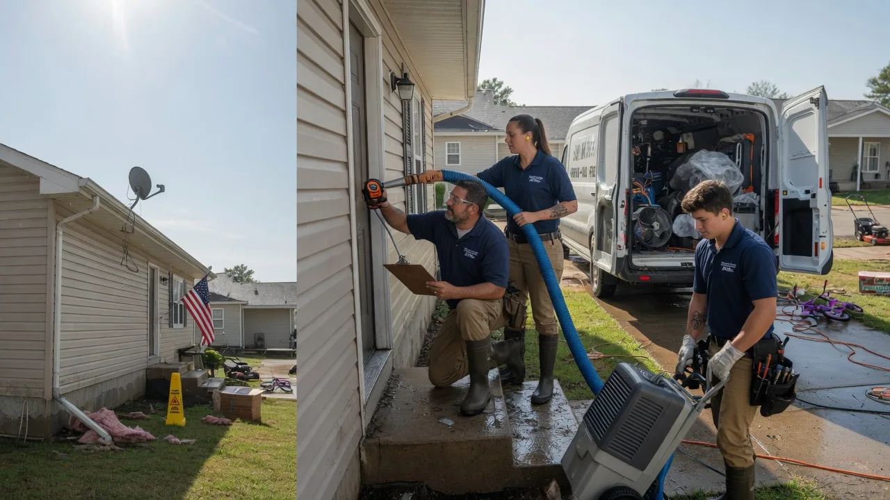 Ceiling Water Damage Restoration in Reedsville, WI near me